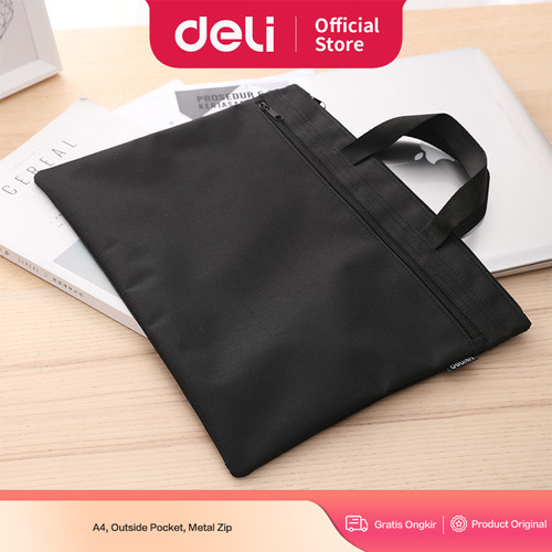 Deli Tas Dokumen Tas Laptop / Office Briefcase A4 2 Pocket EB55022