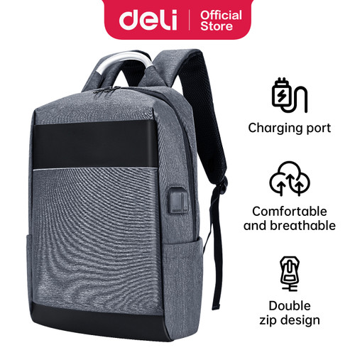 Deli Office Backpack / Bag / Tas Ransel Kerja EH1035-CS