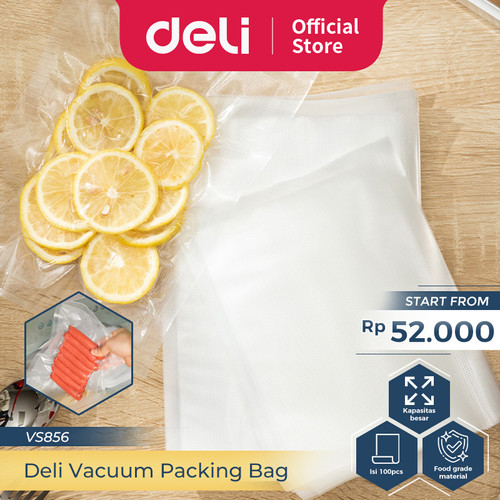 Vusign Plastik Vakum Makanan Embos / Vacuum Bag Embossed Isi 100 VS85X