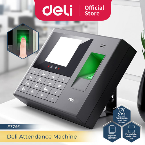 Deli Face Recognition Attendance Machine E3765