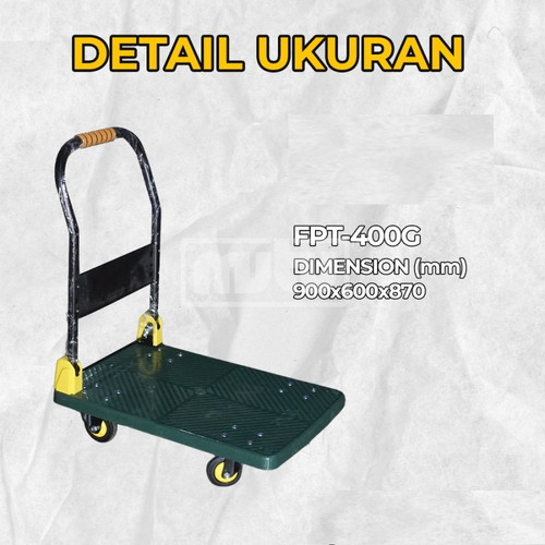 Trolley Barang / troli plastik 400 kg