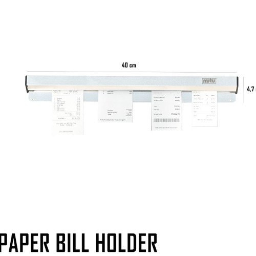 Bill Holder / penjepit nota aliminium 40 cm PBH-400A