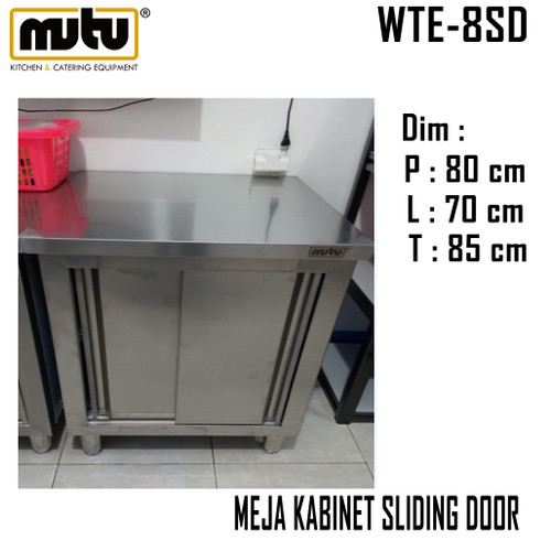 Meja kabinet 80 cm | Lemari stainless dapur | lemari dapur