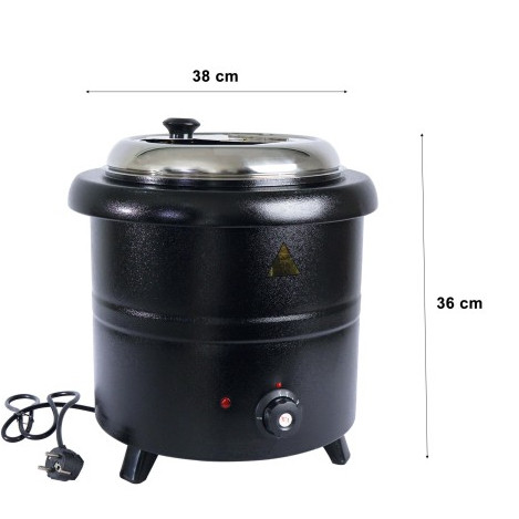 Pemanas Sup 13 Liter Bulat Hitam 435 Watt ESF-13B