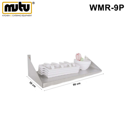 rak gantung dinding 90 cm stainless steel mutu WMR-9P