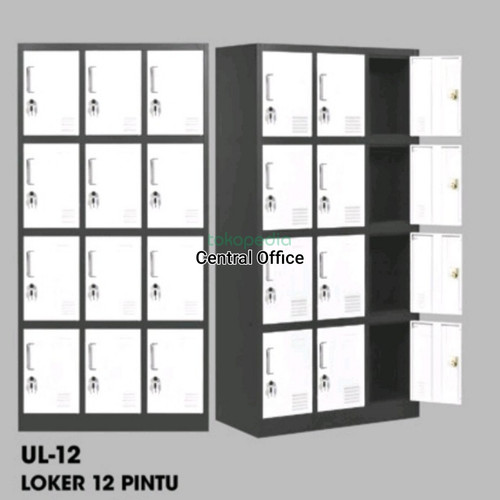 Locker Besi 12 pintu Uno UL-012 promo free ongkir wilayah jatadebek