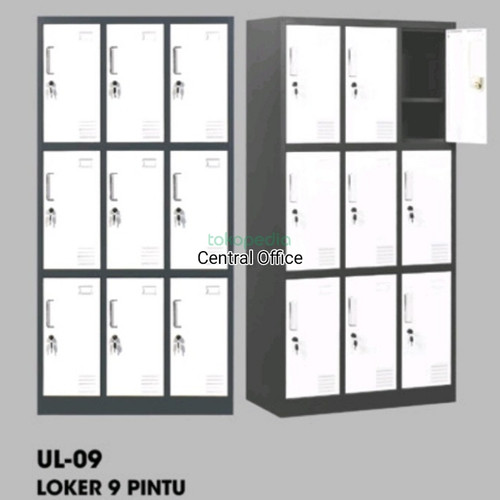 Locker Besi 9 pintu Uno UL-09 promo free ongkir wilayah jatadebek