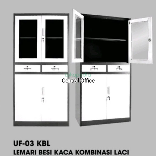 Lemari Arsip File Swing  kaca Uno UF-03 KBL free ongkir jatadebek