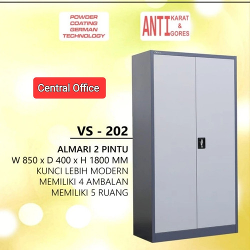 Lemari Arsip pintu swing Vip VS-202 free ongkir wilayah Jak- Tang