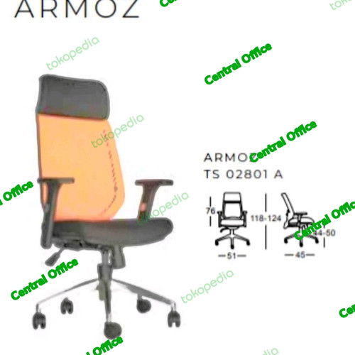 Kursi kantor Chairman Armoz TS-02801 free ongkir Wilayah Jatadebek