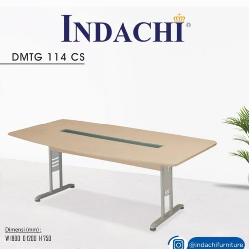 Meja meeting rapat Indachi DMTG uk 180/240 cm free ongkir Jatabek