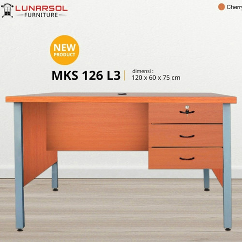 Meja kantor kerja lunarsol uk-120 free ongkir jatadebek