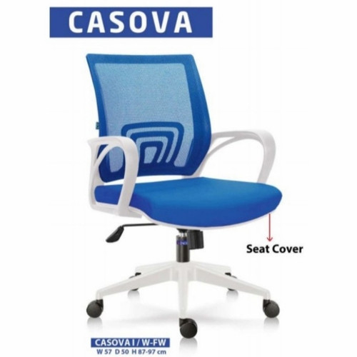 Kursi kantor Inco by indachi Casova I-White-FW free ongkir Jatabek