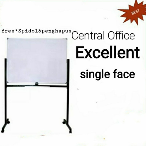 White board -Papan Tulis Excellent-90x120cm stand