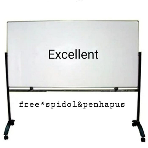 white board Excellent 120x240 kaki free ongkir Wilayah Dki