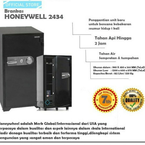 Brankas-brangkas Honeywell 2434 free ongkir wilayah Dki jakarta