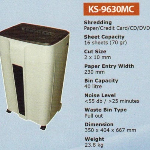 Paper Shredder Kozure KS-9630 MC FREE ONGKIR UNTUK WILAYAH DKI Jatadeb