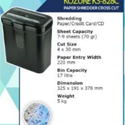 Paper Shredder penghancur kertas Kozure KS-828C