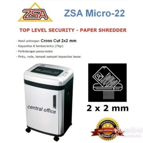 Penghancur kertas/ Shredder ZSA micro-22