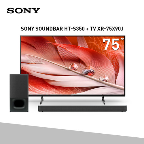 Bundle Sony TV XR-75X90J & Soundbar HT-S350