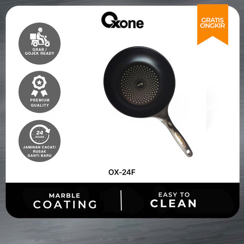 Oxone OX24F Wajan Penggorengan Fry Pan Marble Anti Lengket 24 cm