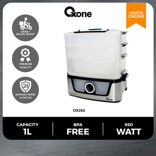 Oxone OX262 Pengukus Makanan Food Steamer Stainless Steel Premium