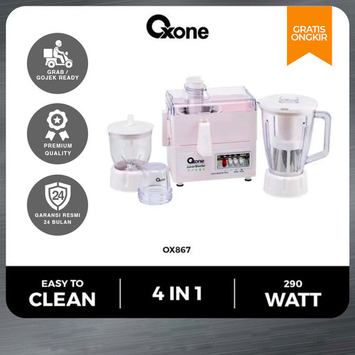 Oxone OX867 Juicer Blender Slicer Set Original 1 L Multifungsi