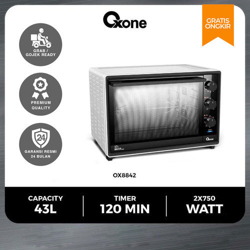 Oxone OX8842 Oven Listrik Toaster Oven Kue 4in1 kapasitas 42L