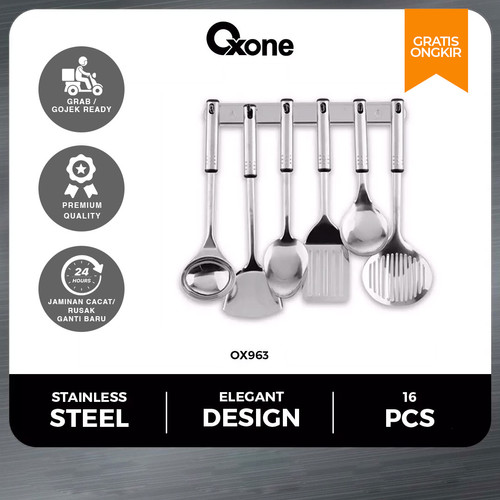 Oxone OX963 Sutil Perlengkapan Dapur Stainless Kitchen Tools