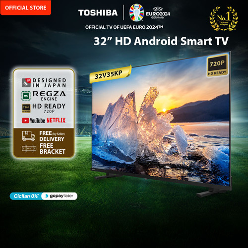 Toshiba LED TV - HD Smart Android 32" - 32V35KP