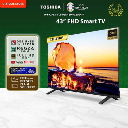 Toshiba LED TV - FHD Smart TV 43" - 43E31KP