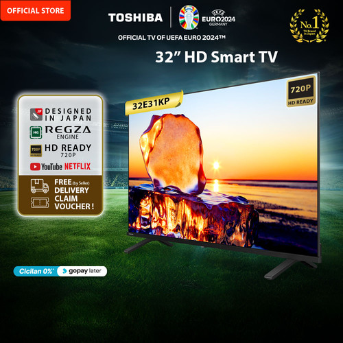 Toshiba LED TV - HD Smart TV 32" - 32E31KP