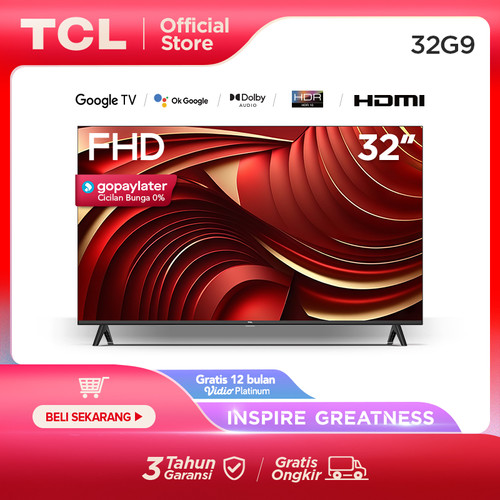 TCL 32 Inch Google TV - 32G9 - FHD - Google Audio - WiFi - 32G9