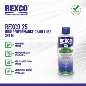 PRJ - Rexco 25 Pelumas Rantai (High Performance Chain Lube) 350 Ml