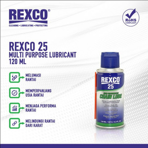 PRJ - Rexco 25 Pelumas Rantai (High Performance Chain Lube) 120 Ml