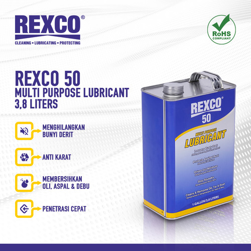 Rexco 50 Pelumas Serba Guna / Pelumas Anti Karat 3,8 L