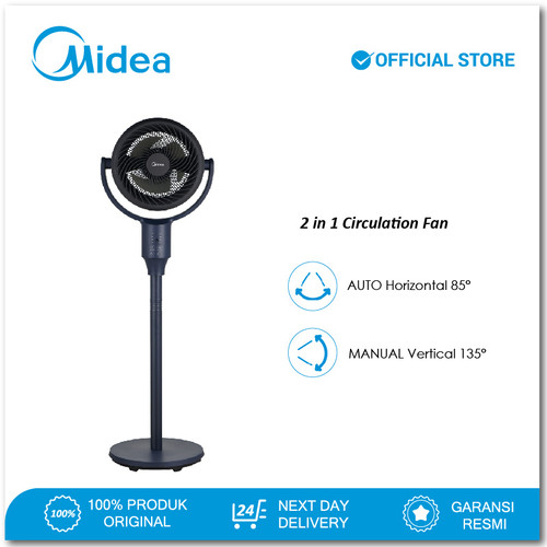 MIDEA Kipas Sirkulasi / Circulation Fan MFG180R0APB - Adjustable Height and Aroma Diffuser