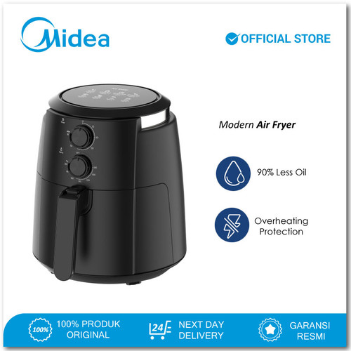 Midea Air Fryer MF-TN35B - Kapasitas 4.7L - Penggoreng Elektrik