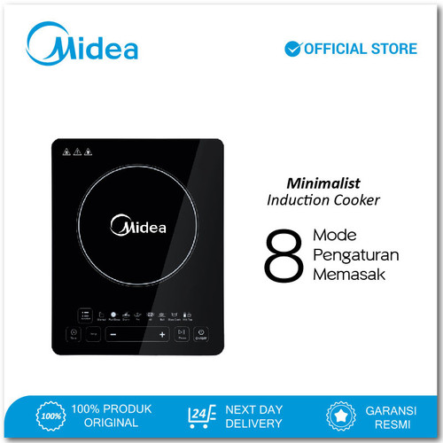 Midea Kompor Induksi IC-1610 Hitam (Free Panci) Induction Cooker