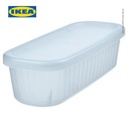 IKEA RYKTA Kotak Penyimpanan Dengan Penutup 0.5L / 9x24x7 cm