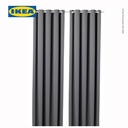 IKEA MAJGULL Gorden Anti Tembus Cahaya 1 Pasang Abu Muda 145x250 cm