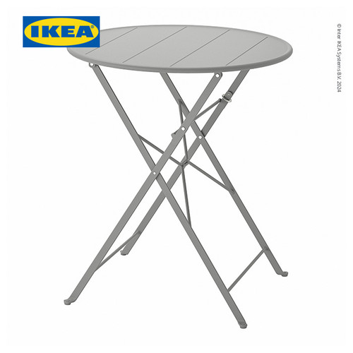 IKEA SUNDSO Meja Luar Ruangan Serbaguna Abu-Abu 65cm