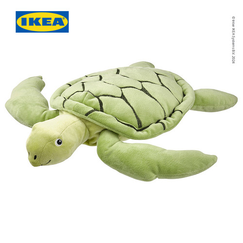 IKEA BLAVINGAD Boneka Penyu Hijau 44cm