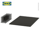 IKEA UPPDATERA Pegboard Pengatur Laci Antrasit 60cm