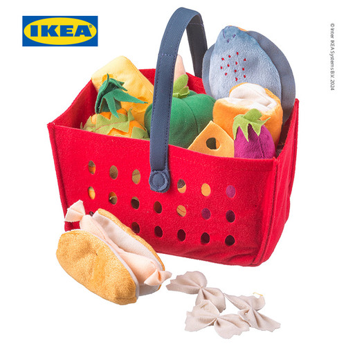 IKEA LATSAS Boneka Keranjang Belanja Set Isi 12pcs