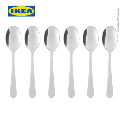 IKEA DRAGON Sendok Kopi Stainless 11cm Isi 6pcs