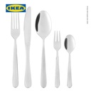 IKEA MARTORP Peralatan Makan Sendok Garpu Pisau Set isi 30pcs