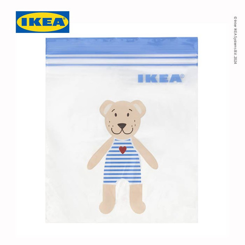 IKEA ISTAD Kantong Plastik Klip Penyimpan 1L Isi 25pcs