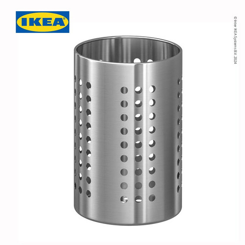 IKEA ORDNING Tempat Sendok Bahan Baja 18cm