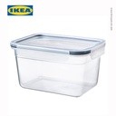 IKEA 365+ Tempat Makanan Dengan Tutup Plastik Persegi Panjang 2L